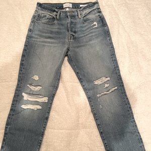 FRAME denim mom jeans. Size 27